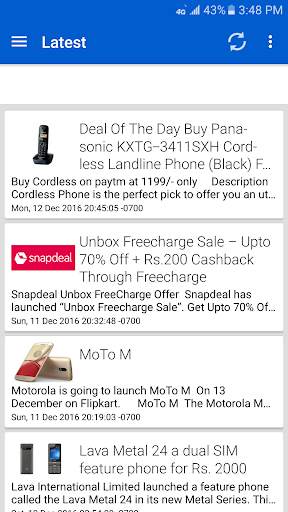 Mobile Deals and Tech News screenshot 1