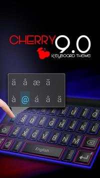 Cherry 9.0 Theme&Emoji Keyboard screenshot 4