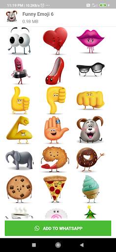 WAStickerApps 🔥 New Funny Emoji 3D Stickers screenshot 4