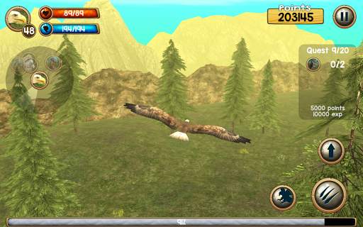Wild Eagle Sim 3D screenshot 3