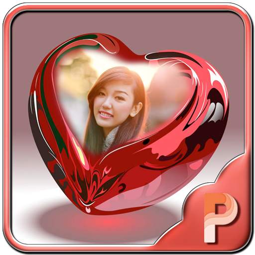 Diamond Heart Photo Frames 1.3