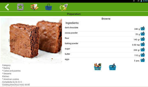 Chocolate recipes 1 تصوير الشاشة