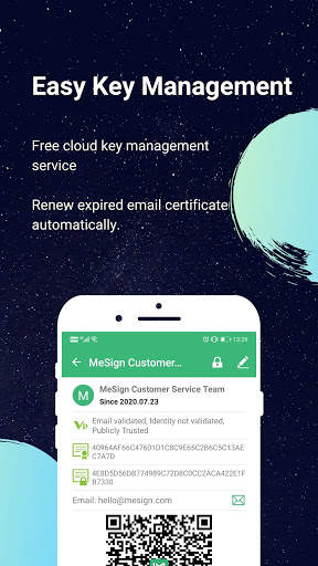 MeSign - Encrypted Email Client 5 تصوير الشاشة