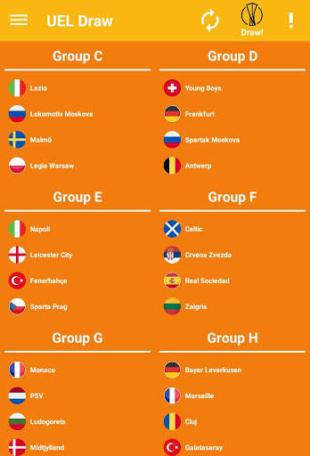 Undian Grup Sepak Bola Europa - 2021/2022 screenshot 2