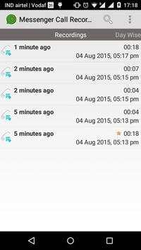 Messenger Call Recorder screenshot 1