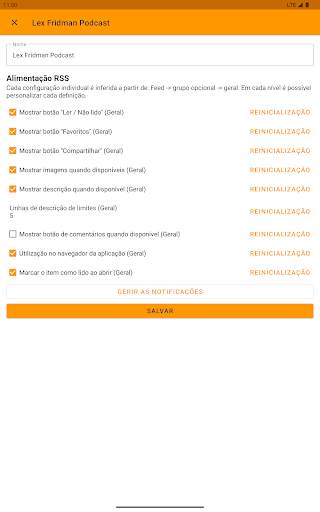 Leitor RSS Offline screenshot 3