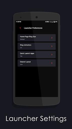 Amoled Launcher screenshot 7