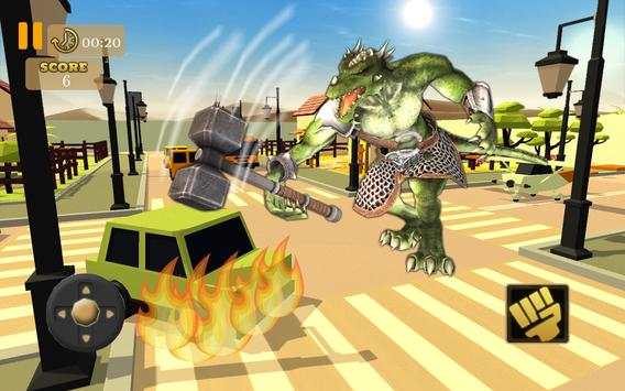Angry Gorilla Rampage 2018: City Attack 3D screenshot 1