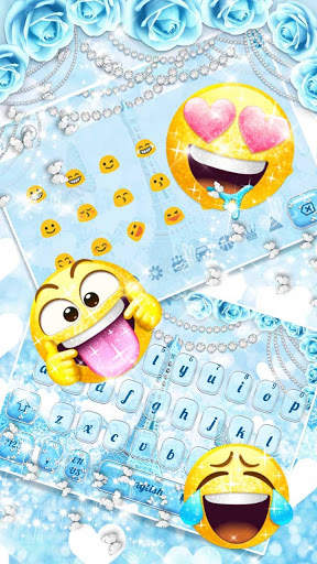 Blue Eiffel Tower Keyboard Theme screenshot 3