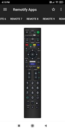 Remote Control for SONY TV 3 تصوير الشاشة