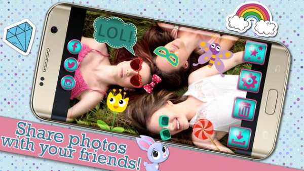 Cute Stickers Photo Editor screenshot 2