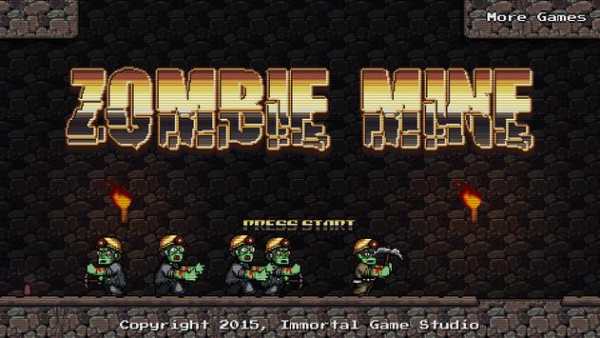 Zombie Tambang - Platformer screenshot 1