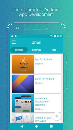 Orion-Learn Android Programming - Free Tutorials скриншот 1