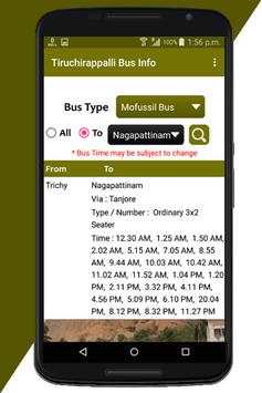 Tiruchirappalli Bus Info screenshot 8