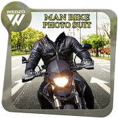 Man Bike Rider Photo Suit иконка