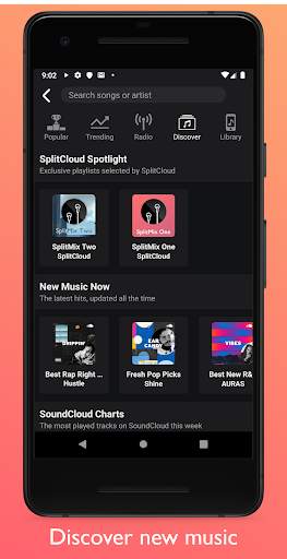 SplitCloud Double Music Player 5 تصوير الشاشة