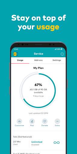 My Optus screenshot 2