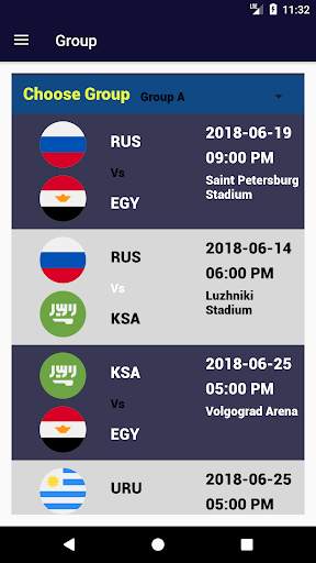 SOCCER 2018 Fixture screenshot 3