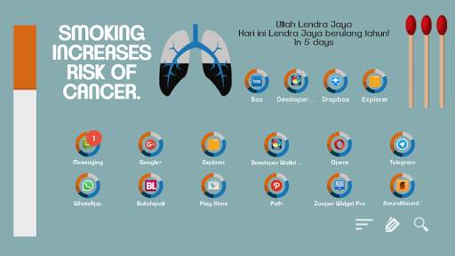 Nosmoking Theme Total Launcher screenshot 4