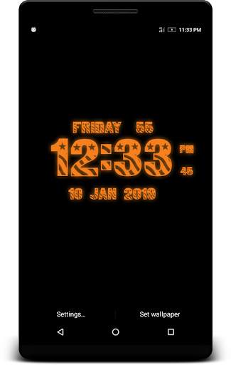 USA Digital Clock Live Wp screenshot 3