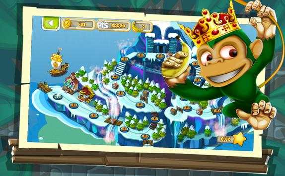 Angry monkey:banana island स्क्रीनशॉट 1