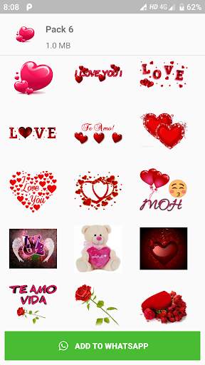 WAStickerApps Love ❤️ Love Sticker for WhatsApp screenshot 5