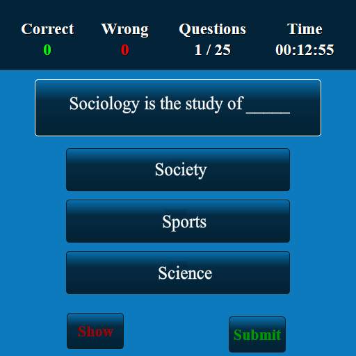 Sociology MCQ скриншот 2