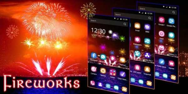 Fireworks Night Theme 2 تصوير الشاشة