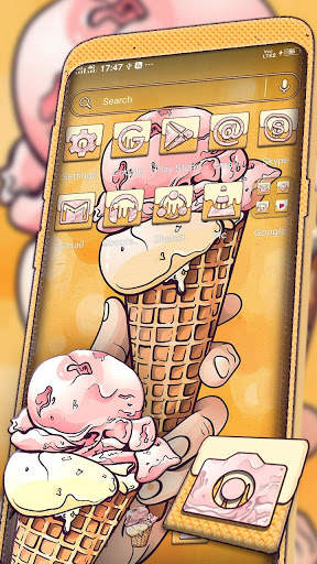 Ice Cream Cone Launcher Theme screenshot 3