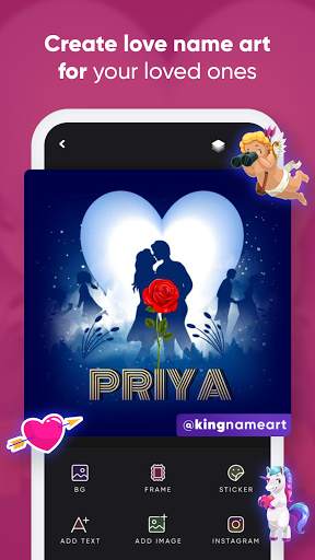 King Name Shadow Art Maker - 3D Name Art Wallpaper screenshot 5