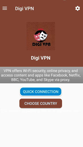 Digi Vpn - free unlimited VPN screenshot 1