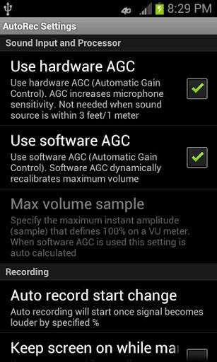 Automatic Audio Recorder screenshot 6