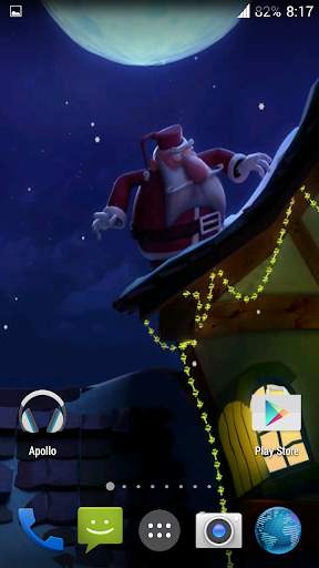 Christmas Santa 3D. Wallpaper screenshot 4