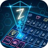 Keyboard-Hologram Neon Theme 10002003