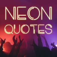 Neon Glow Quotes Photo Editor logo