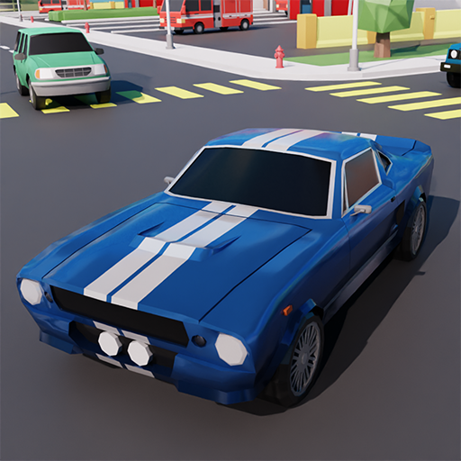 Traffic Race: Open world. Fury rally, Car stunts! icon