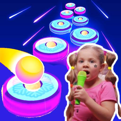 Diana and Roma tiles hop Funny kids 1.1