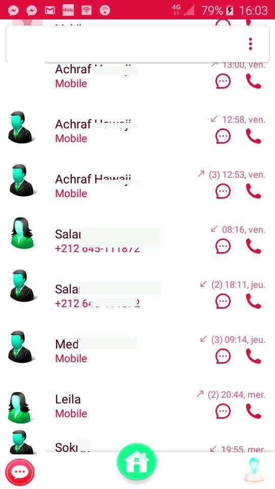 كاشف اسم المتصل بك 4 تصوير الشاشة