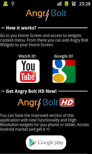 Angry Bolt Widget ⚡ स्क्रीनशॉट 4