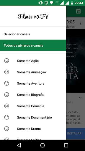 Filmes na TV screenshot 2