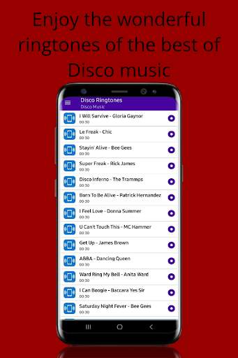 Disco Ringtones Free screenshot 2