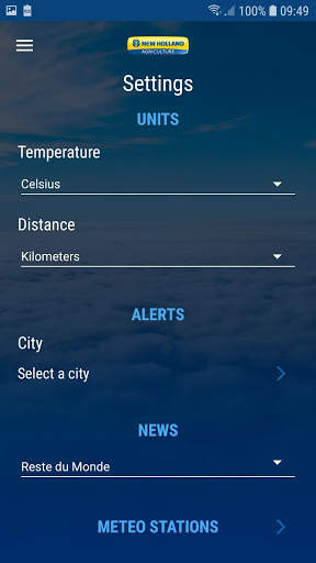 Météo agricole New Holland screenshot 3