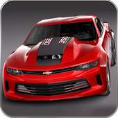 Crazy Car Driving & City Stunts: Camaro logo