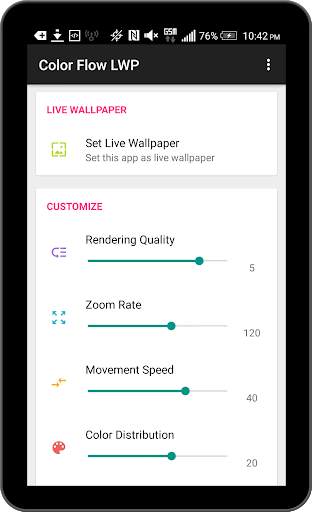 Color Flow Live Wallpaper screenshot 5