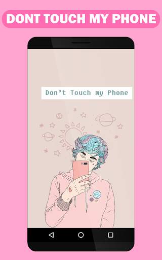 Don't Touch My Phone Wallpaper screenshot 1