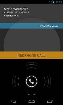 RedPhone screenshot 2