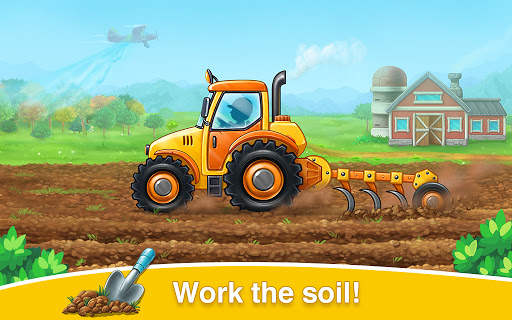 Farm land & Harvest Kids Games screenshot 2