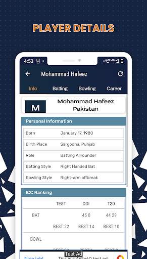 CricScore - Live Cricket score & matches screenshot 7