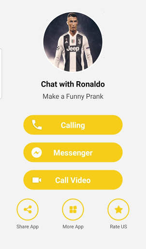 Fake C RONALDO Video Call screenshot 3