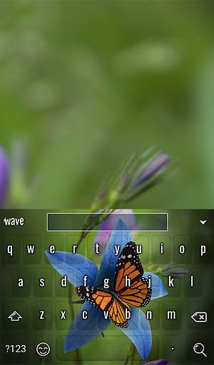 Butterfly Animated Keyboard + Live Wallpaper स्क्रीनशॉट 2